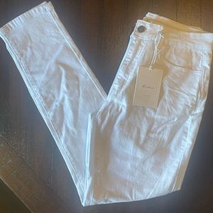 White Kancan jeggings